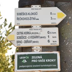 Rozcestník Soběšice - Dohnalova, MHD