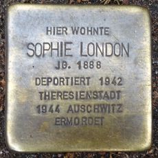 Stolperstein dedicated to Sophie London