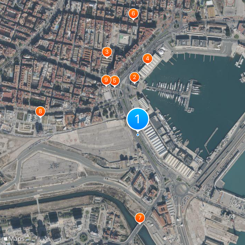 Valencia Street Circuit Map