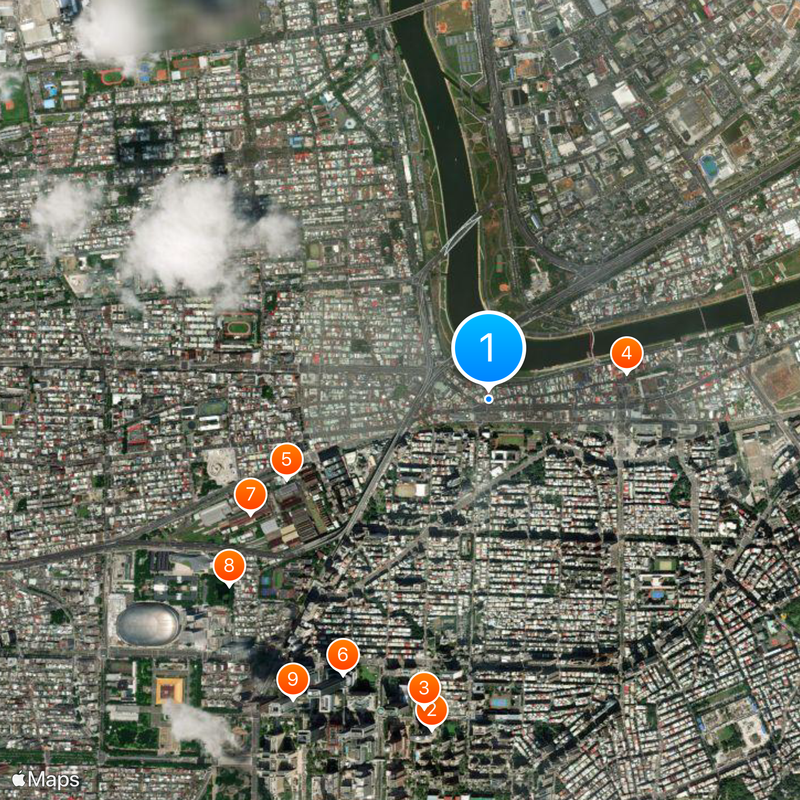 Raohe Street Night Market Mappa