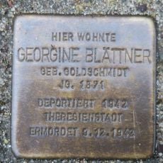 Stolperstein en memoria de Georgine Blättner
