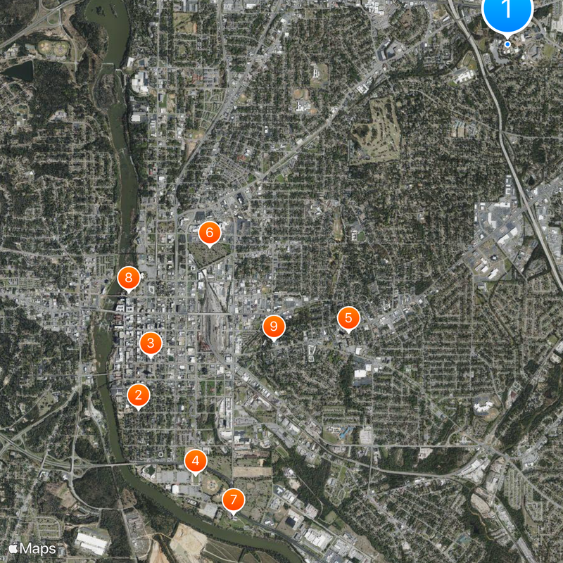 Columbus State University Map