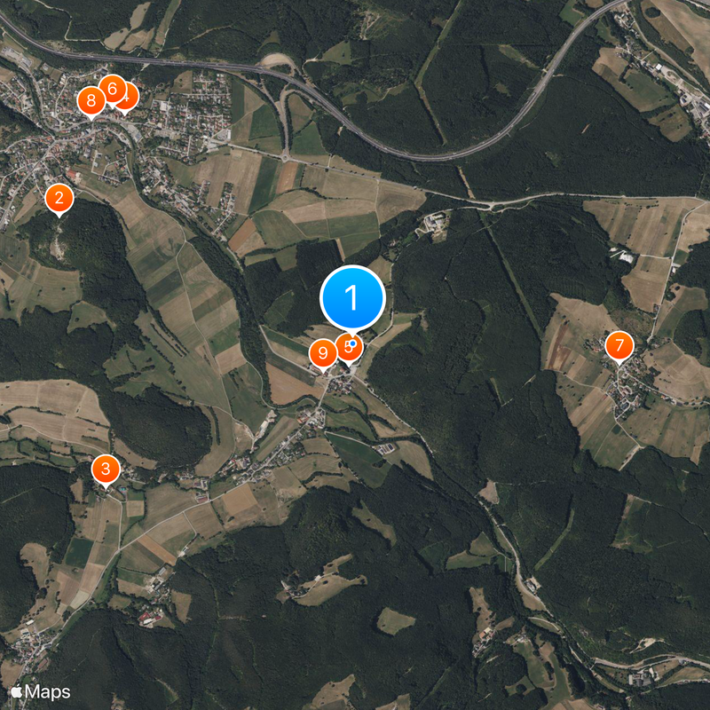 Mayerling Castle Map