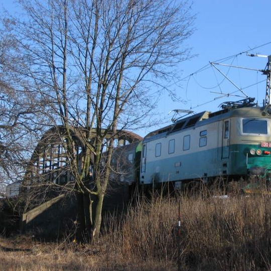 Železniční most přes Labe v Hradci Králové