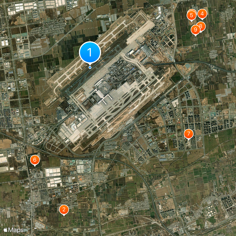 Xi'an Xianyang International Airport Map