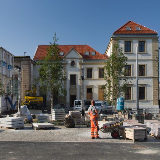 House at Katowice old train station complex