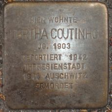 Stolperstein en memoria de Hertha Coutinho