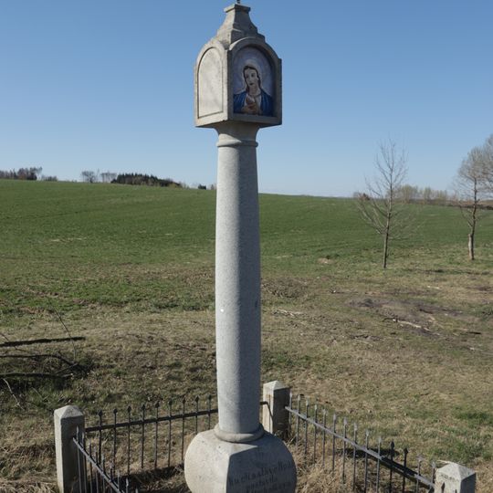 Column shrine in Předín