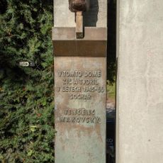 Plaque of Vincenc Makovský