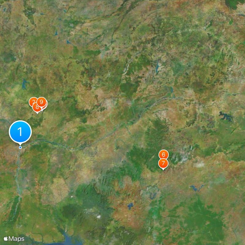 Benue River Map