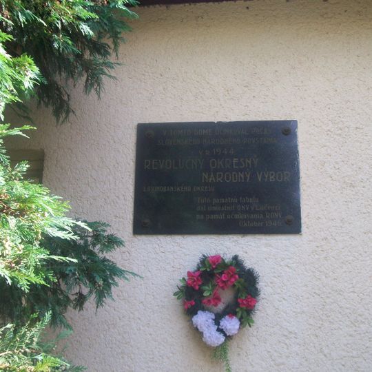 Pam. tabuľa revolučného NV