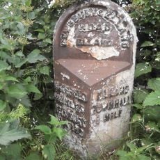 Milestone By Entrance To Elland New Hall