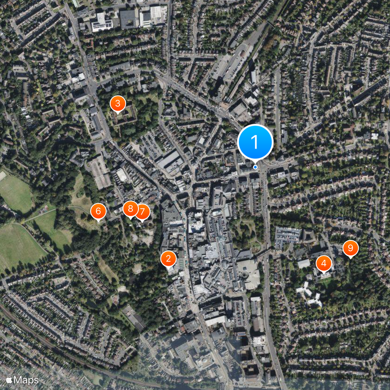 Bromley Mapa