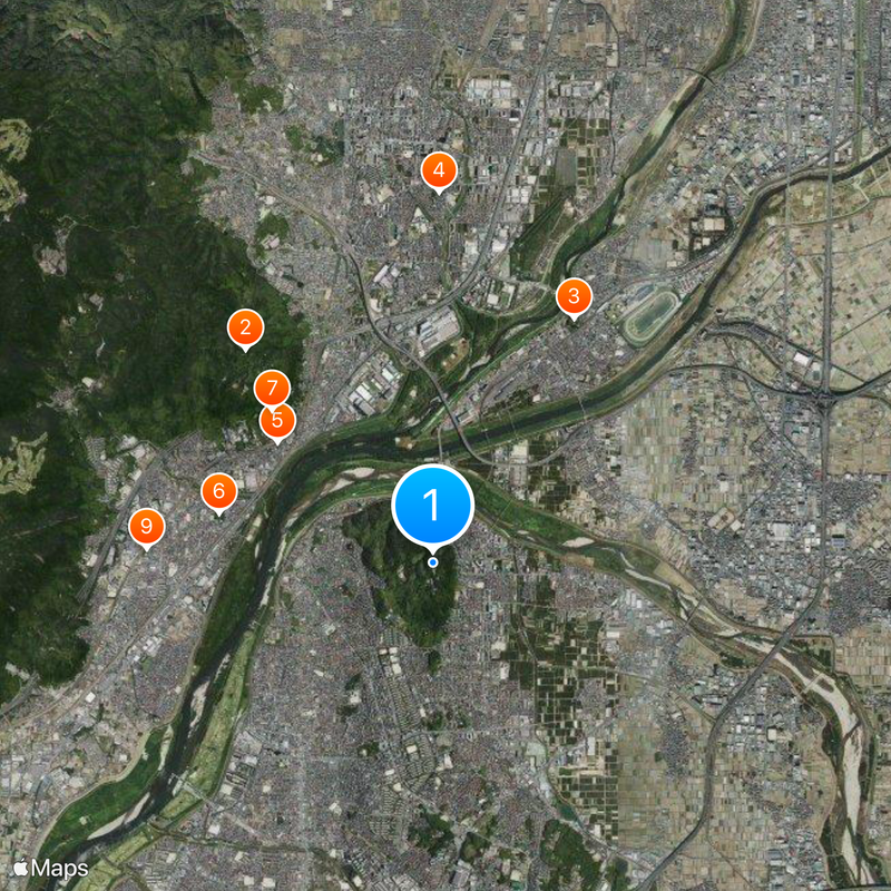 Iwashimizu Hachimangū Map