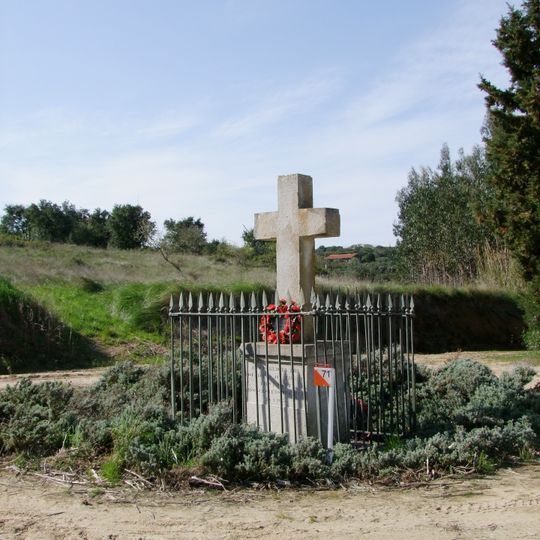 Túmulo de Francis Lake no Campo de Batalha da Roliça