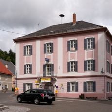 Postgebäude, sog. Bäckerhaus, ehem Gerichtsgebäude