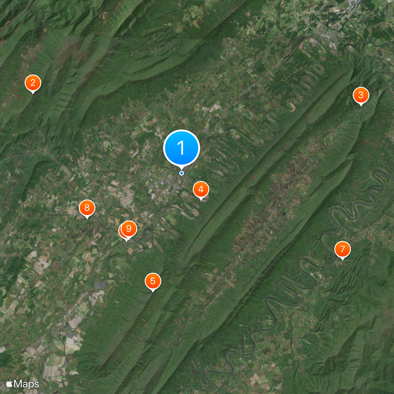 Massanutten Military Academy Map
