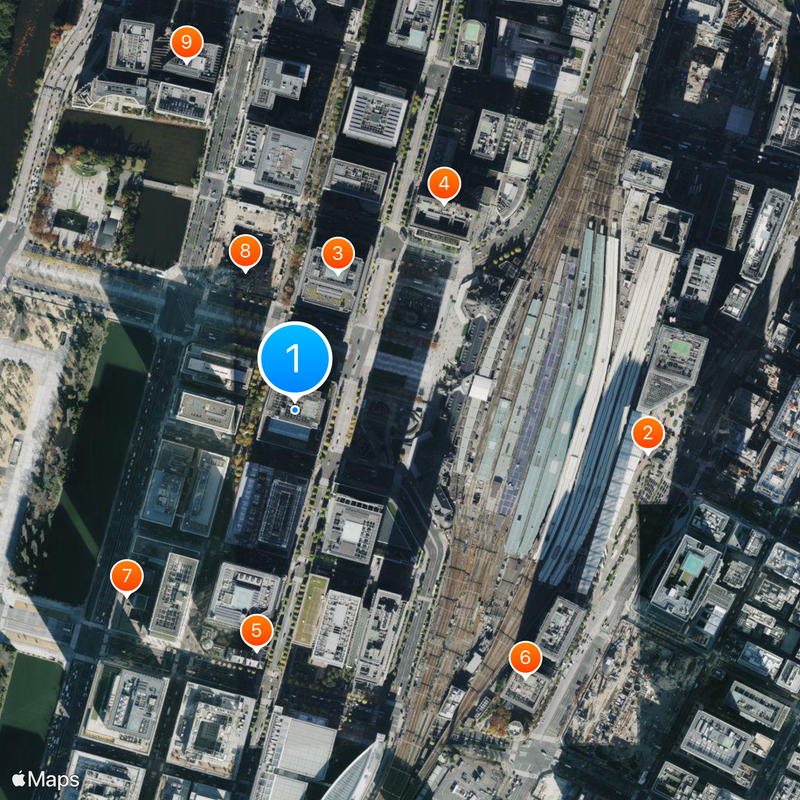 Bâtiment Marunouchi Carte