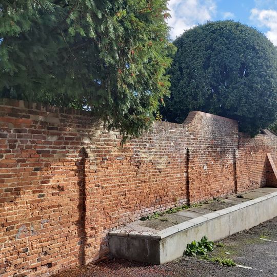 Rear Garden Wall To Numbers 6 And 7