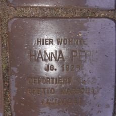 Stolperstein dedicated to Hanna Perl