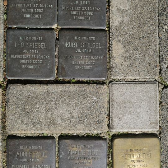 Stolperstein à la mémoire de Herbert Tint