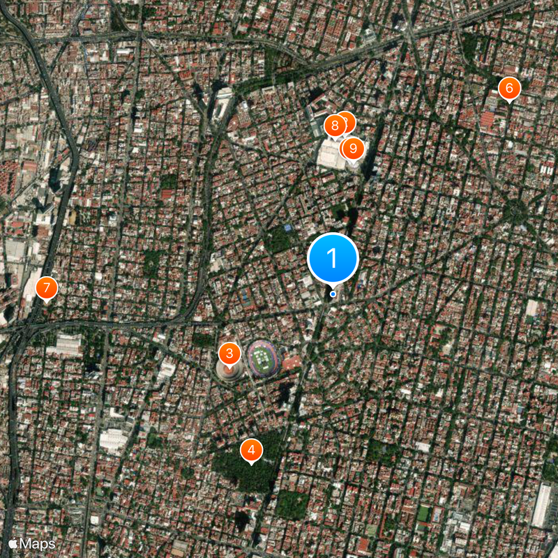 Secretaría de Energía de México Mapa