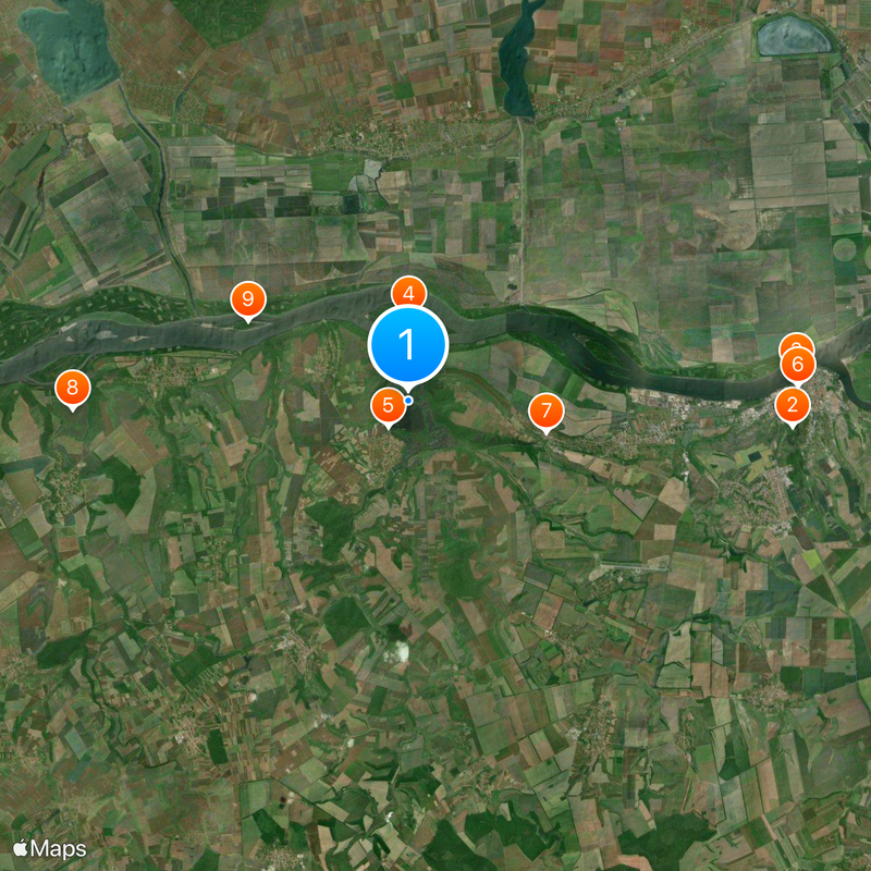 Srebarna Nature Reserve Map