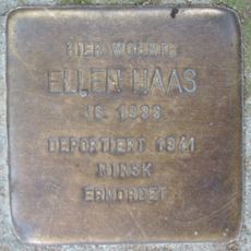 Stolperstein dedicated to Ellen Haas