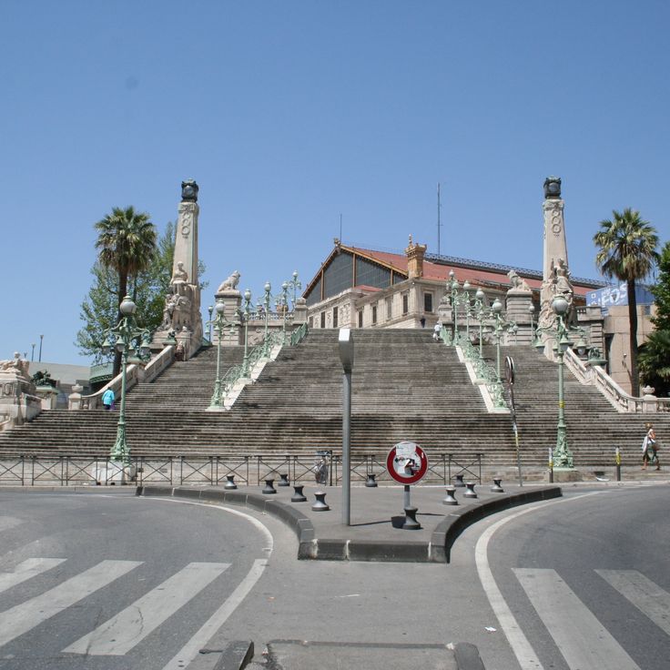 Stairs of Gare de Marseille-Saint-Charles
