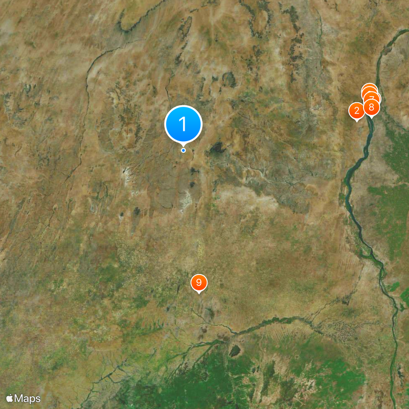 Geography of Sudan Map