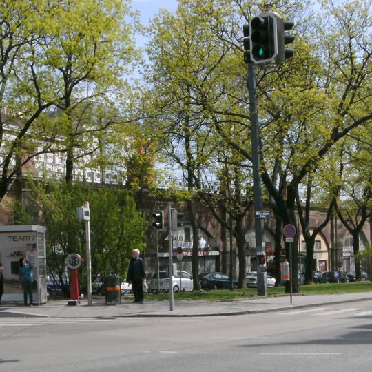 Ehem. Stadtbahn – Teilbereich der heutigen U6 in der KG Sechshaus