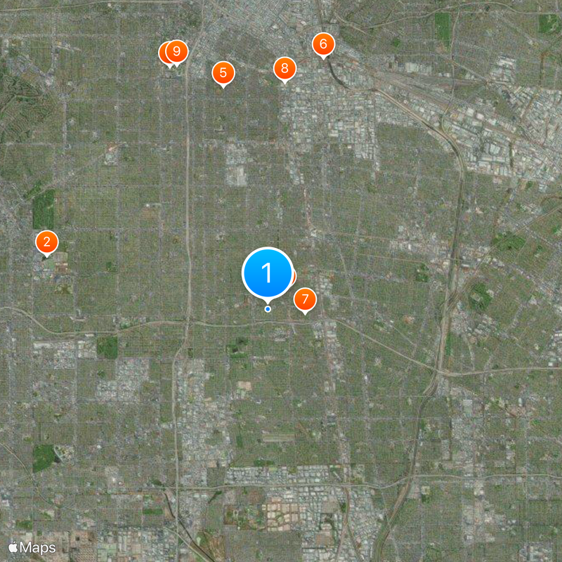 Nickerson Gardens Kaart