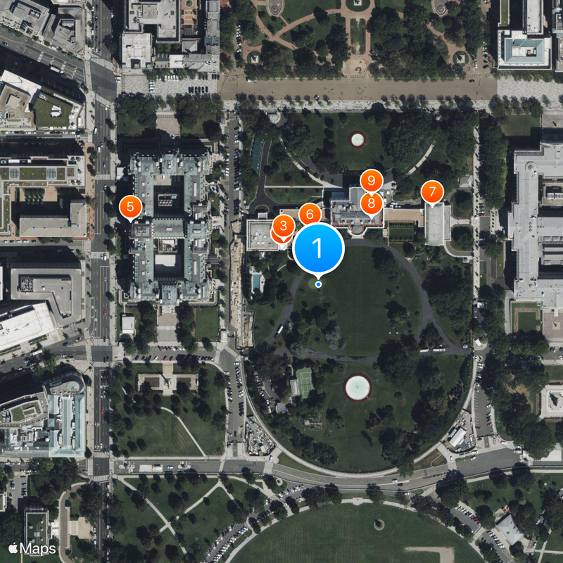 White House Situation Room Map