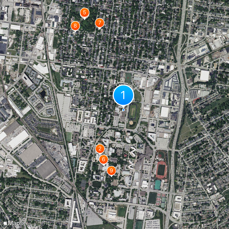 DuPont Manual High School Map