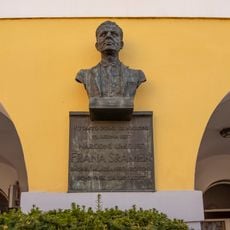 Bust of Fráňa Šrámek on his birth house