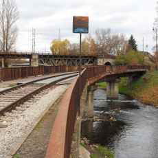 Most napojení Svitavské pobřežní dráhy přes Svitavu