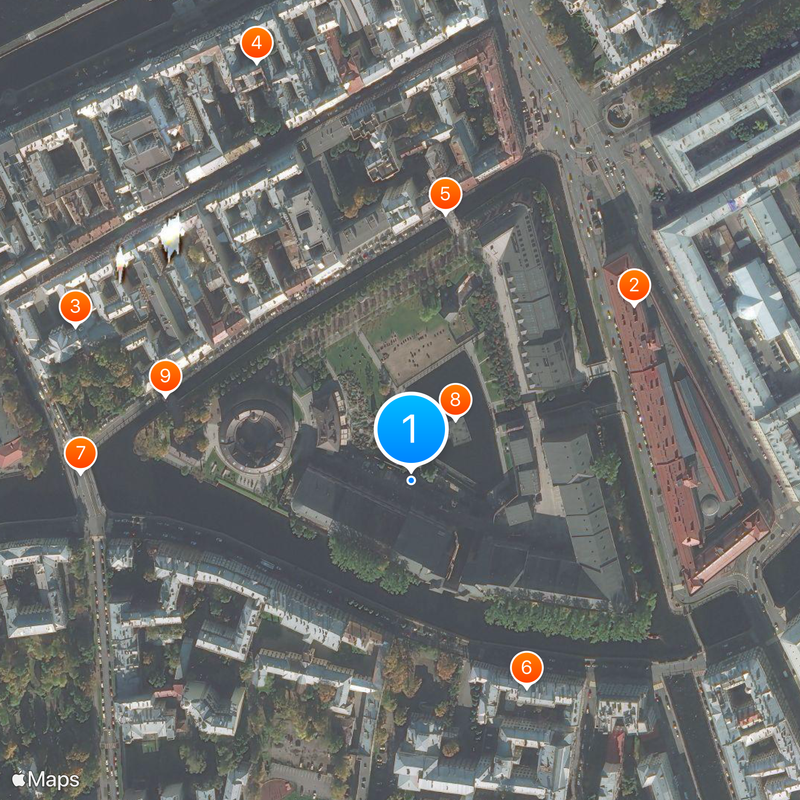 New Holland Island Mapa