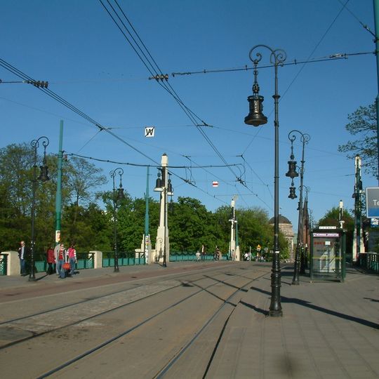 Teatralny bridge in Poznań
