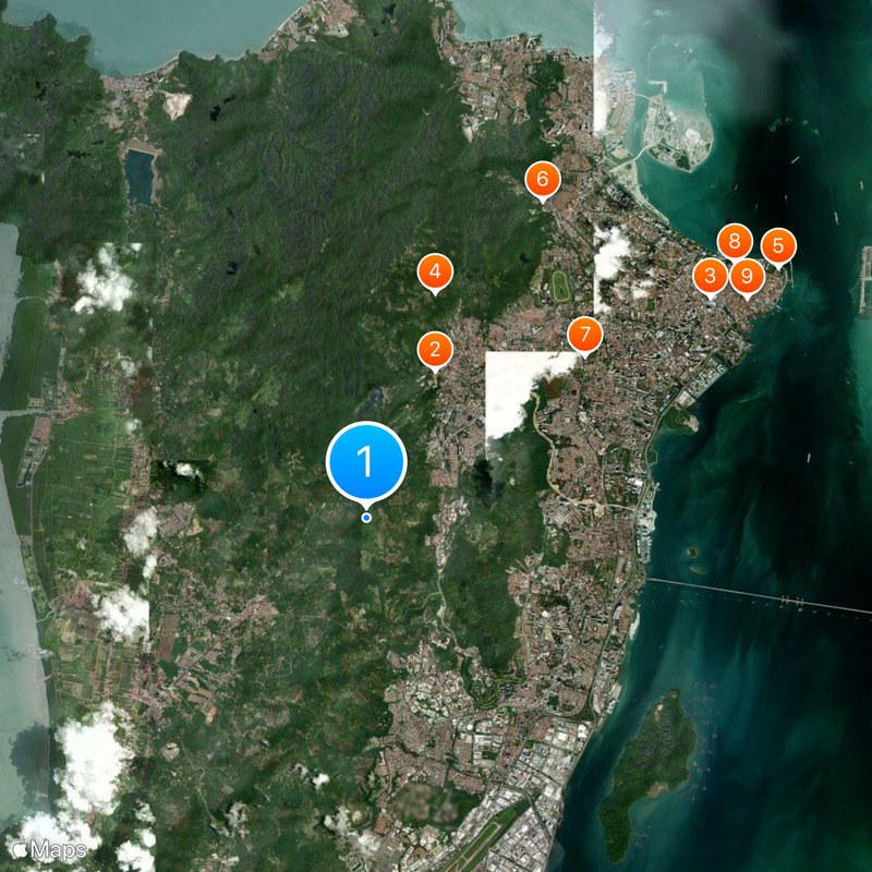 Penang Island Map