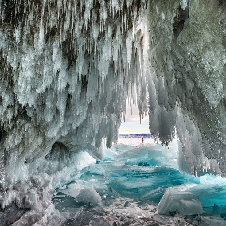Cavernas de Gelo do Lago Baikal