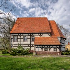 Kościół Matki Boskiej Różańcowej, d. graniczny kościół ewangelicki