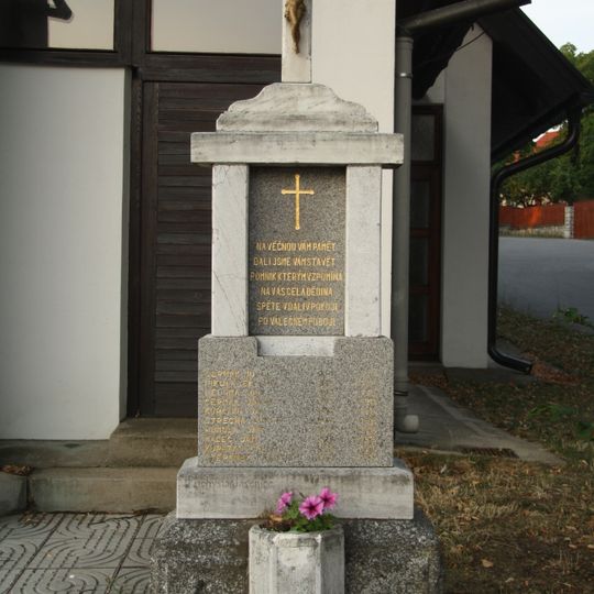 Památník obětem 1. sv. války v Lavičkách