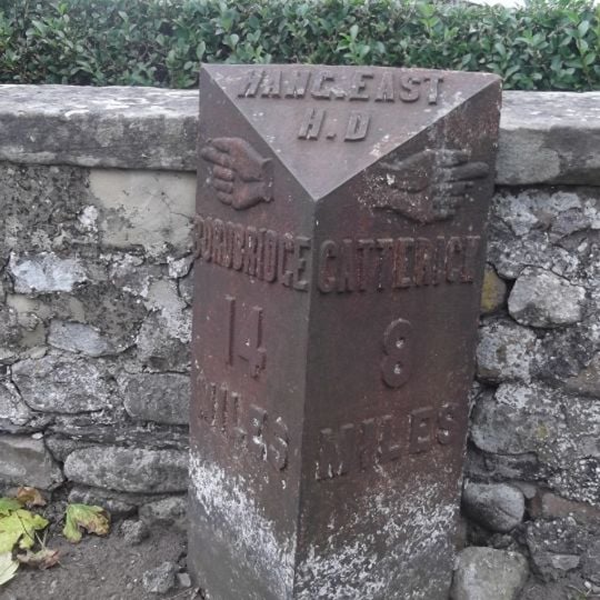 Milestone, Londonderry at S end of cut off old A1