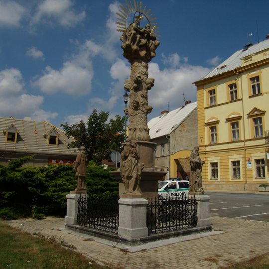 Holy Trinity column in Město Touškov