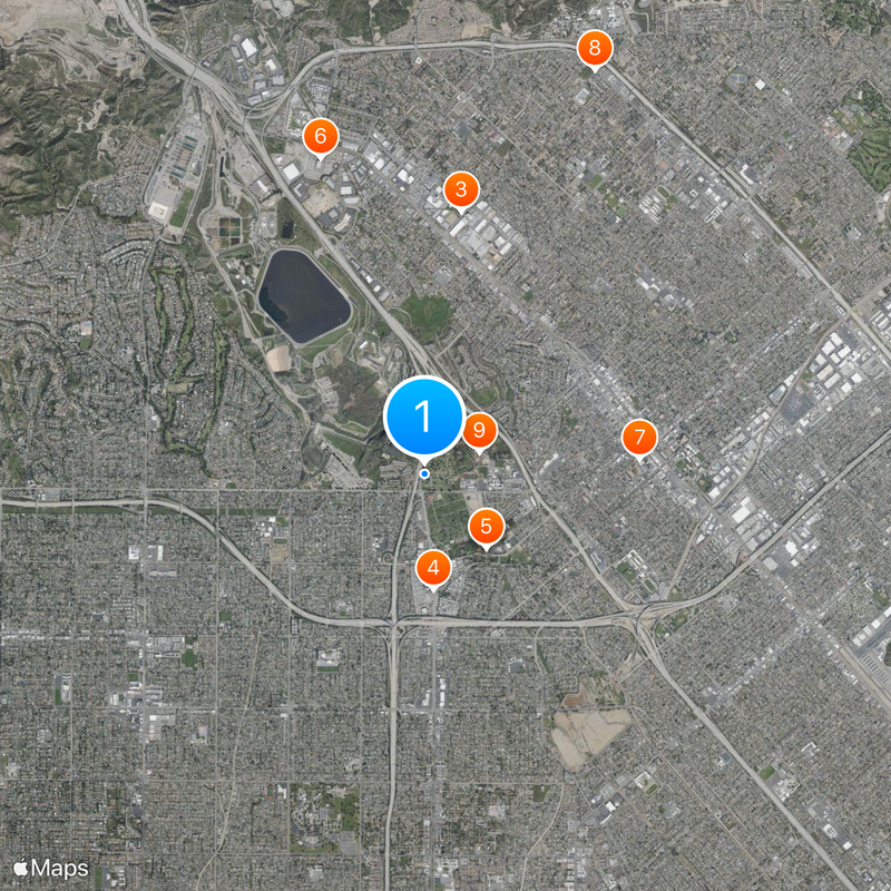 Eden Memorial Park Map