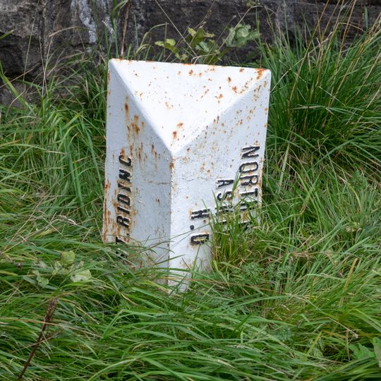 Garsdale Boundary Marker At Country Boundary Of North Yorkshire And Cumbria