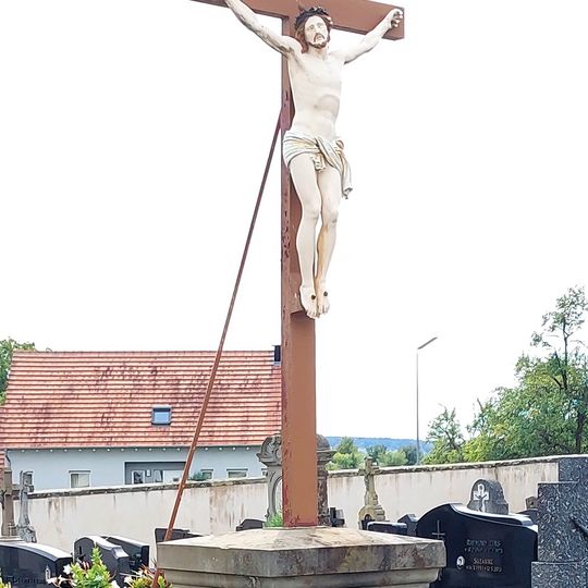 Croix de cimetière à Rahling