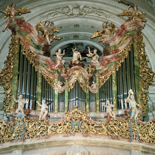 Pipe organ of the Tihany Abbey