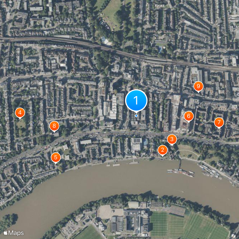 Latymer Upper School Map