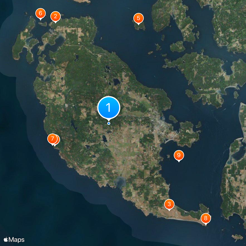 San Juan Island Map